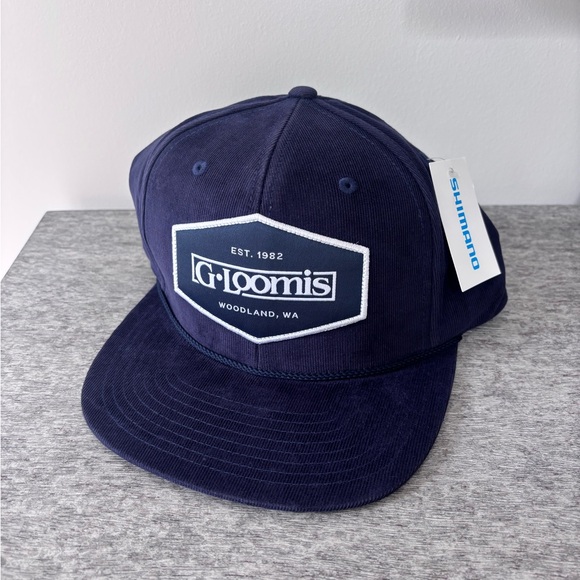 G. Loomis Navy Blue Snapback Velvet - Picture 1 of 3